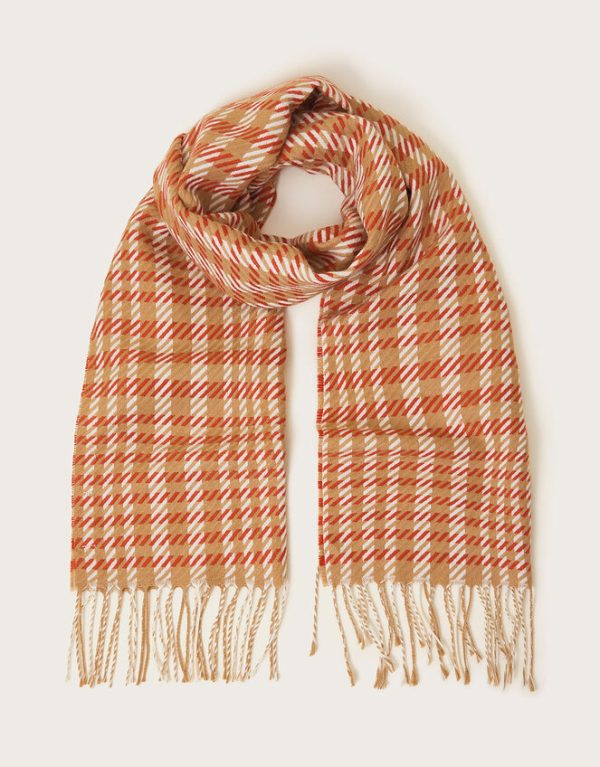 Monsoon Woven Check Scarf - Image 2