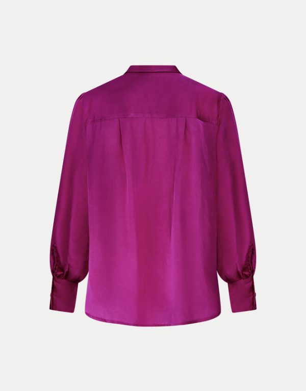 Monsoon East Satin Blouse Pink - Image 5