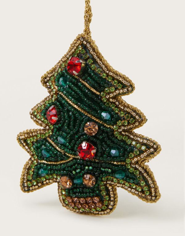 Monsoon Embellished Christmas Tree Hanging Decoration - Image 2