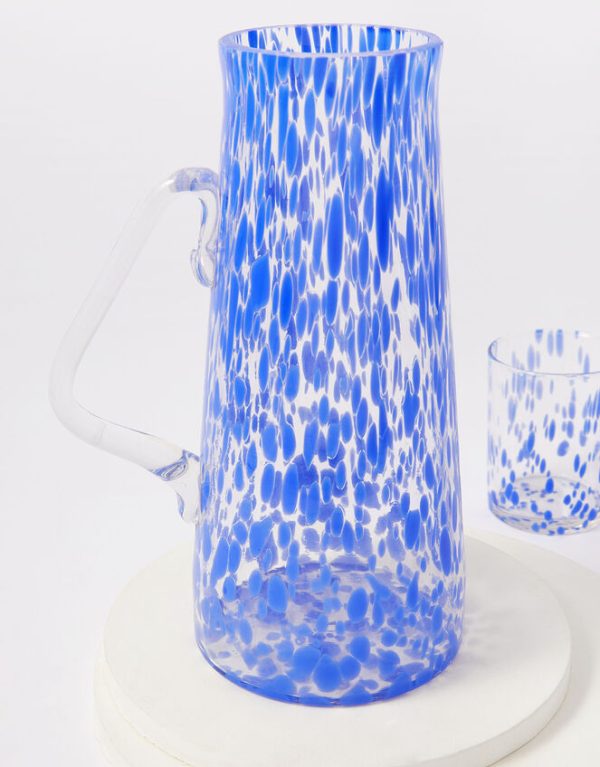 Monsoon Mottled Glass Jug - Image 2