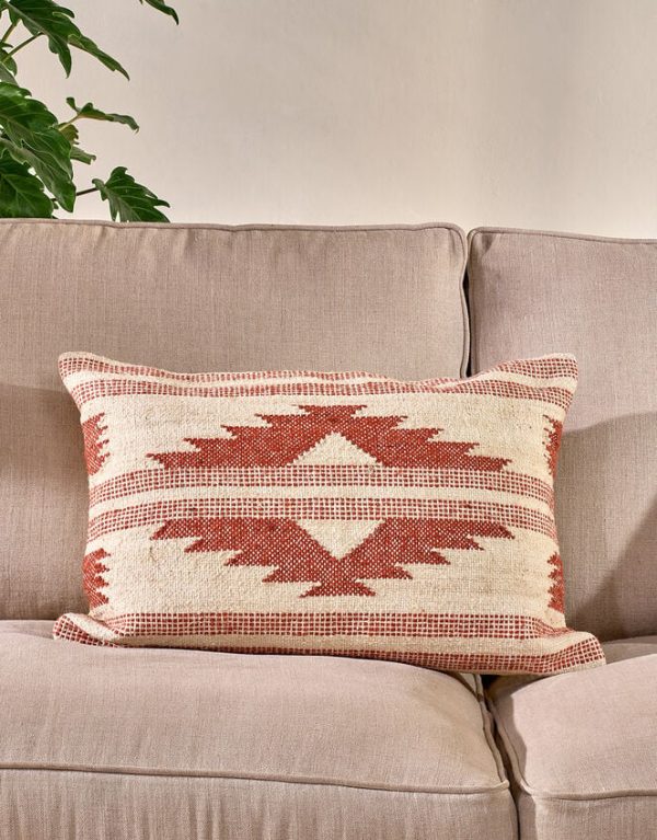 Monsoon Nkuku Kutha Kilim Rectangle Cushion Cover - Image 2