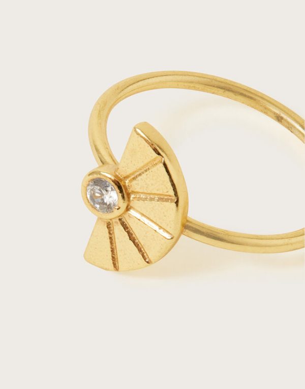 Monsoon Single Fan Ring Gold - Image 3