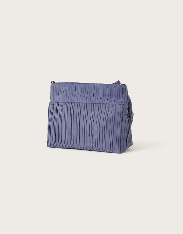 Monsoon Pleated Bow Clutch Bag - Image 2