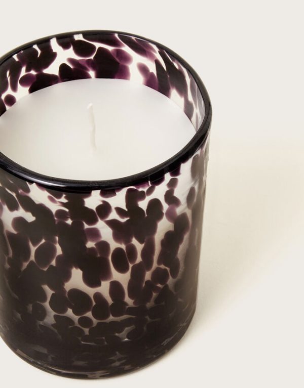 Monsoon Leopard Print Jar Candle - Image 2