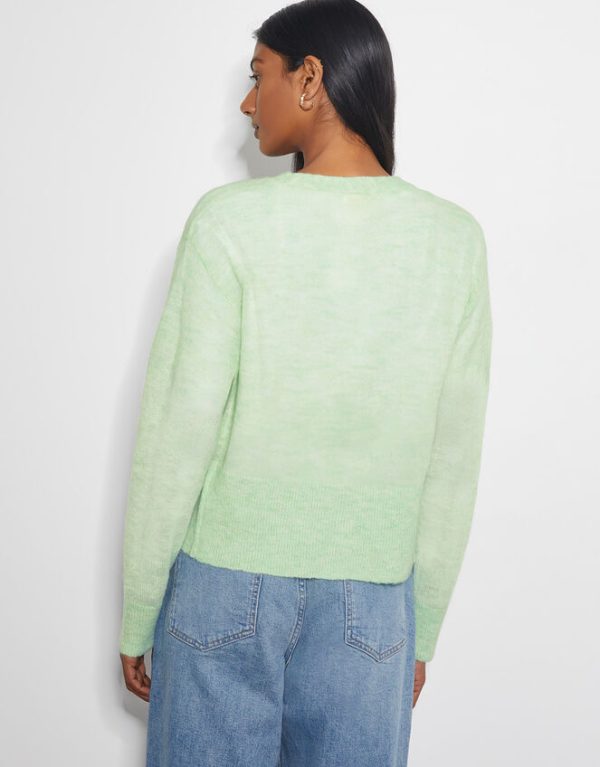 Monsoon Mia Lightweight Cardigan Green - Image 3