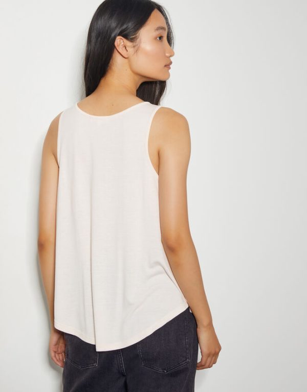 Monsoon Ember Embellished Tank Top Nude - Image 3