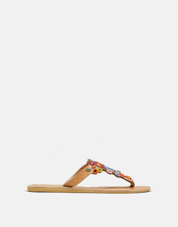 Monsoon Laidback London Simba Leather Sandals Multi - Image 4