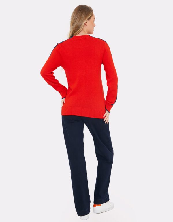 Monsoon WISPR Love Sweater Red - Image 4