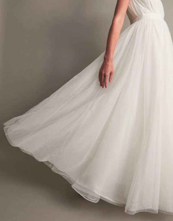 Monsoon Gabriella Tulle Maxi Bridal Dress Ivory - Image 4