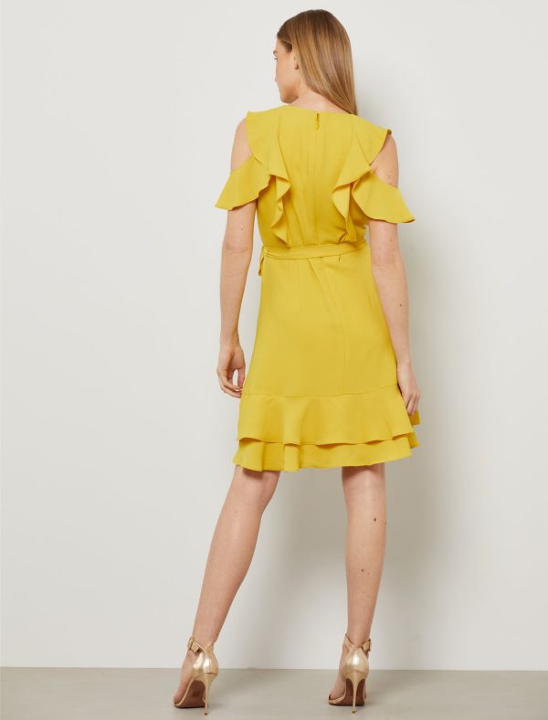 Bcbg Ashlyn Ruffle Dress - Image 4