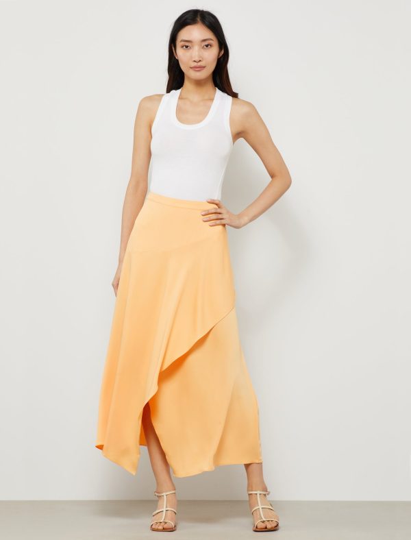 Bcbg Asymmetrical Wrap Skirt