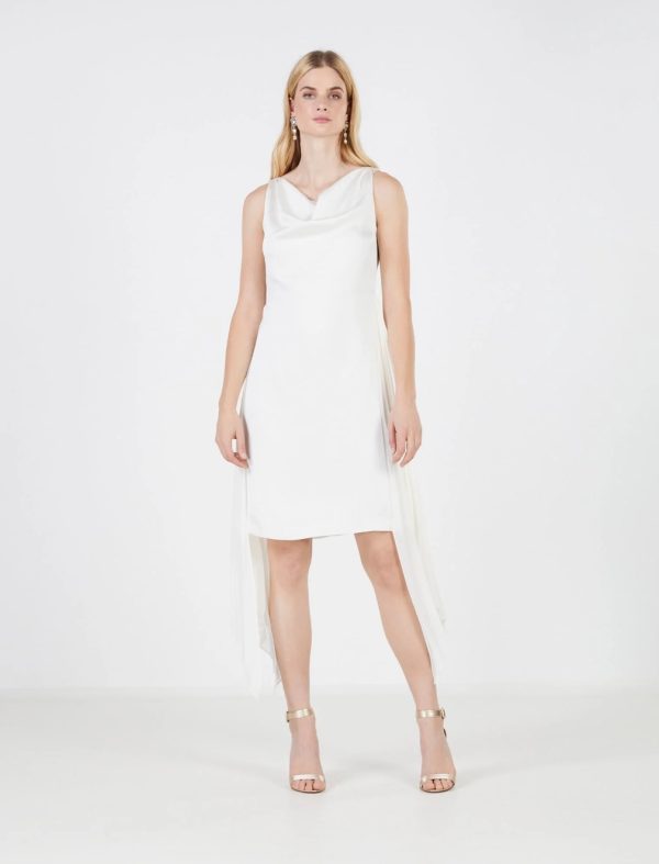 BCBG SPINA SIDE DETAIL DRESS