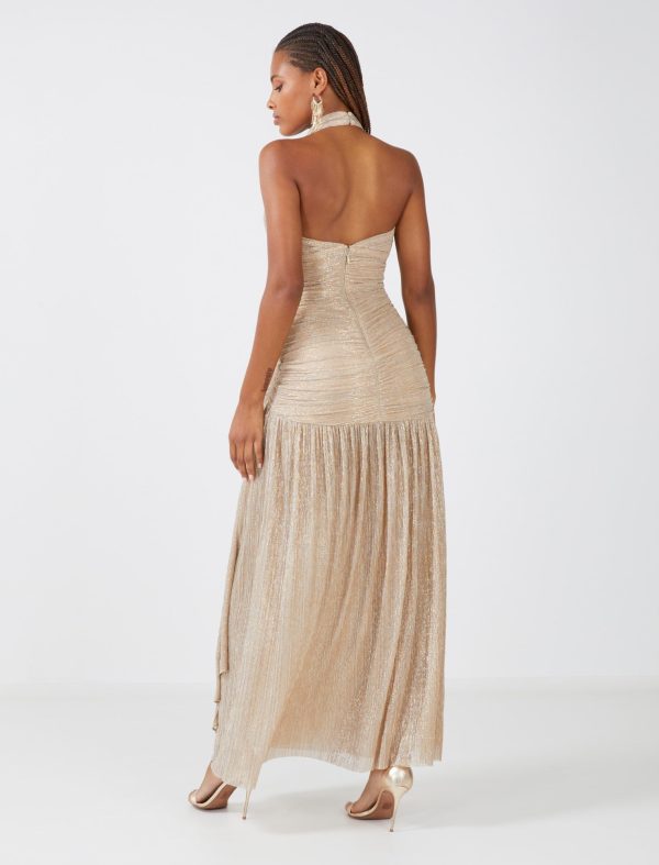 Bcbg Tina Metallic Evening Dress - Image 5