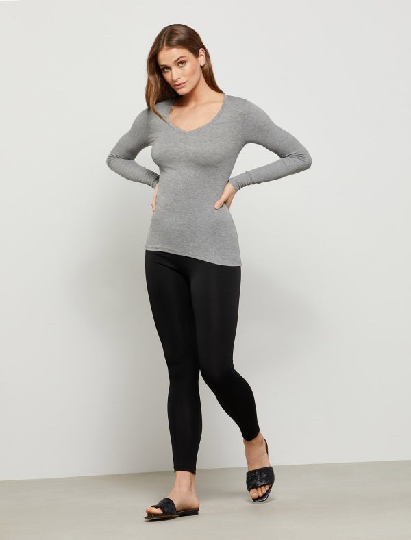 Bcbg V-Neck Long Sleeve Top - Image 9