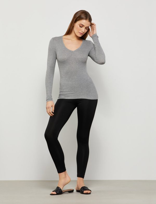 Bcbg V-Neck Long Sleeve Top - Image 14