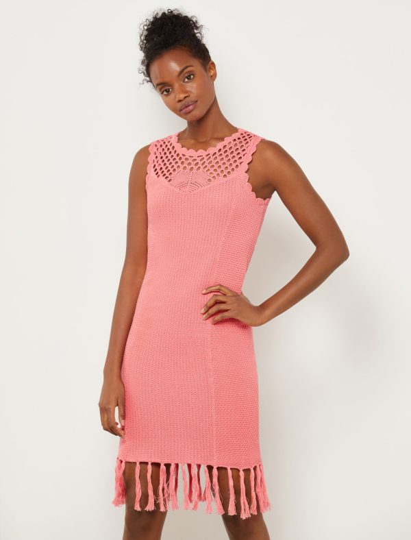 Bcbg Vita Crochet Tassel Dress - Image 2