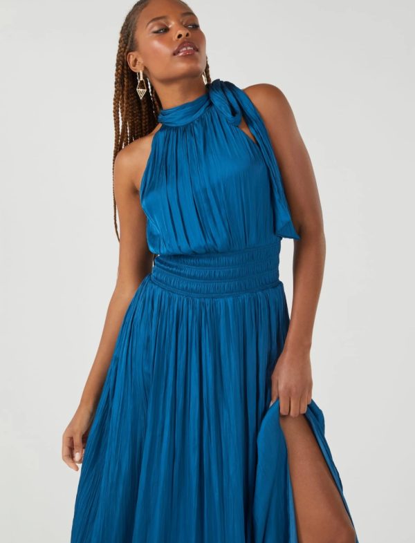 BCBG XENIA HALTER MAXI DRESS - Image 5