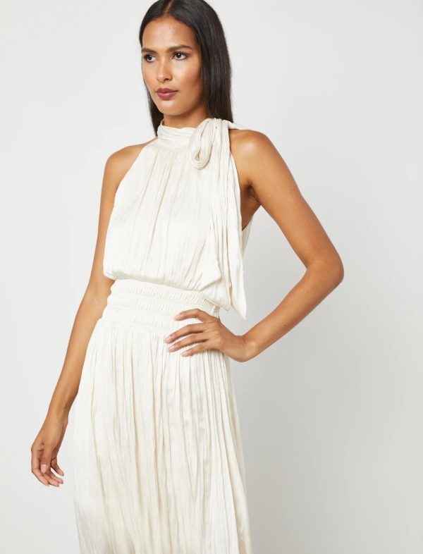 BCBG XENIA SLEEVELESS DRESS - GARDENIA - Image 3