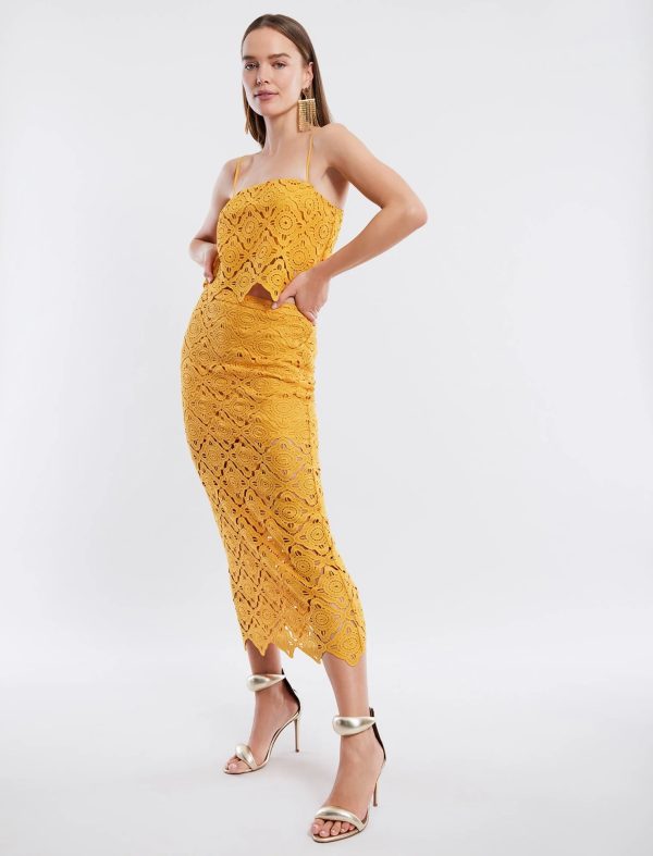 FEELTA LANAI SKIRT - GOLD - Image 3