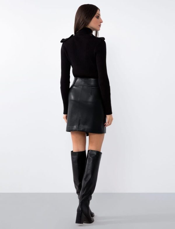 Bcbg FAUX LEATHER MINI SKIRT - Image 3