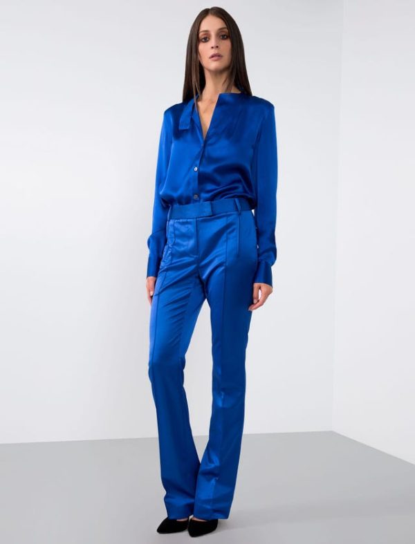 Bcbg WOOL/VISCOSE FLARED PANT - Image 4