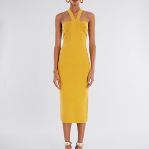 Bcbg DRESS ABIGAIL HALTER