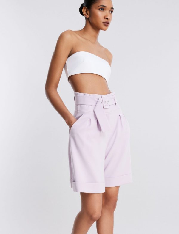 Bcbg Bree Belted High-Waist Short - Image 2