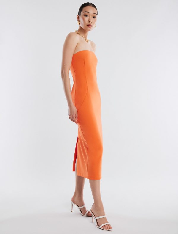 Bcbg Zane Strapless Midi Dress - Image 3