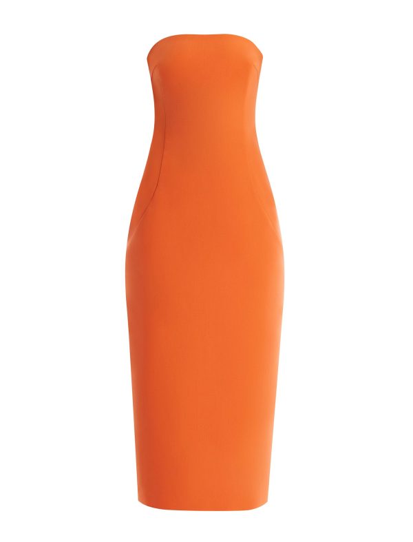 Bcbg Zane Strapless Midi Dress - Image 8