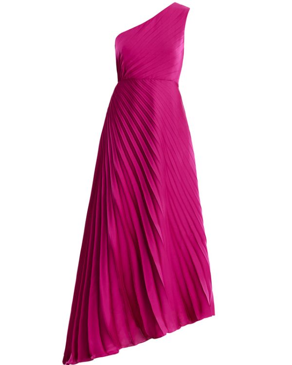 Bcbg Gown Acacia One Shoulder Satin - Image 8