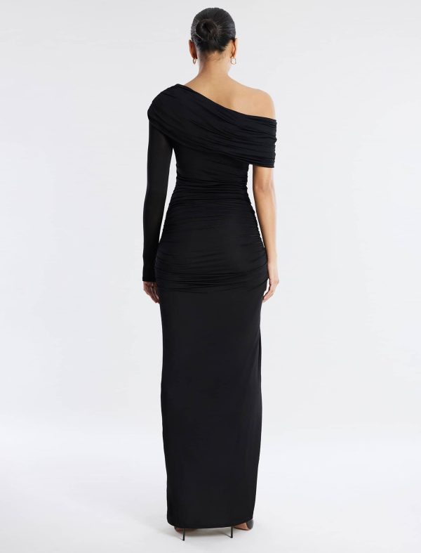 Bcbg 2025 Pallas One Shoulder Ruched Gown - Image 4