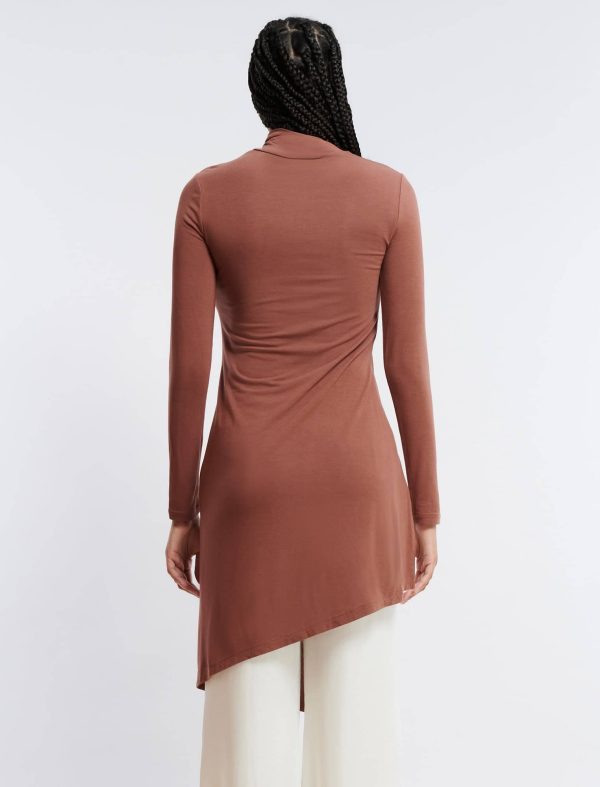 Bcbg Asymmetrical Turtleneck Top - Image 4