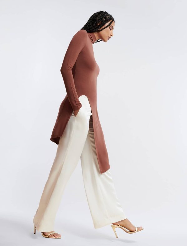 Bcbg Asymmetrical Turtleneck Top - Image 5