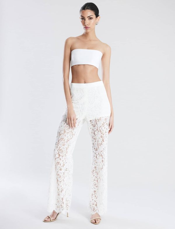 Bcbg Wide-Leg Lace Pant - Image 2