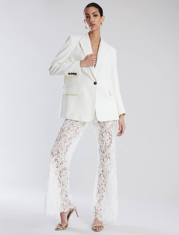 Bcbg Wide-Leg Lace Pant - Image 6