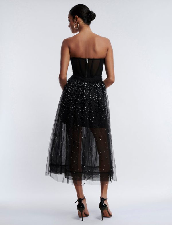 Bcbg Tulle Sparkle Midi Skirt - Image 4