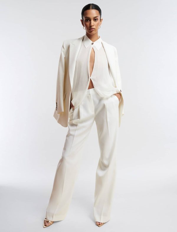 Bcbg Wide-Leg Creased Trouser - Image 5