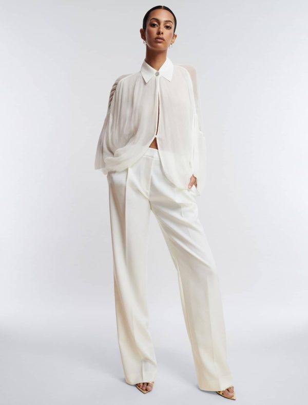 Bcbg Button-Up Cape Top - Image 5