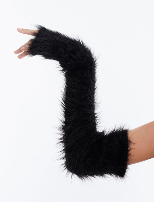 Bcbg Fingerless Opera Gloves Black Beauty - Image 4