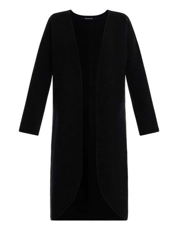 Bcbg Long Cardigan Sweater Black - Image 8