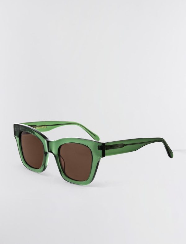 Bcbg Modern Muse Square Sunglasses Sage