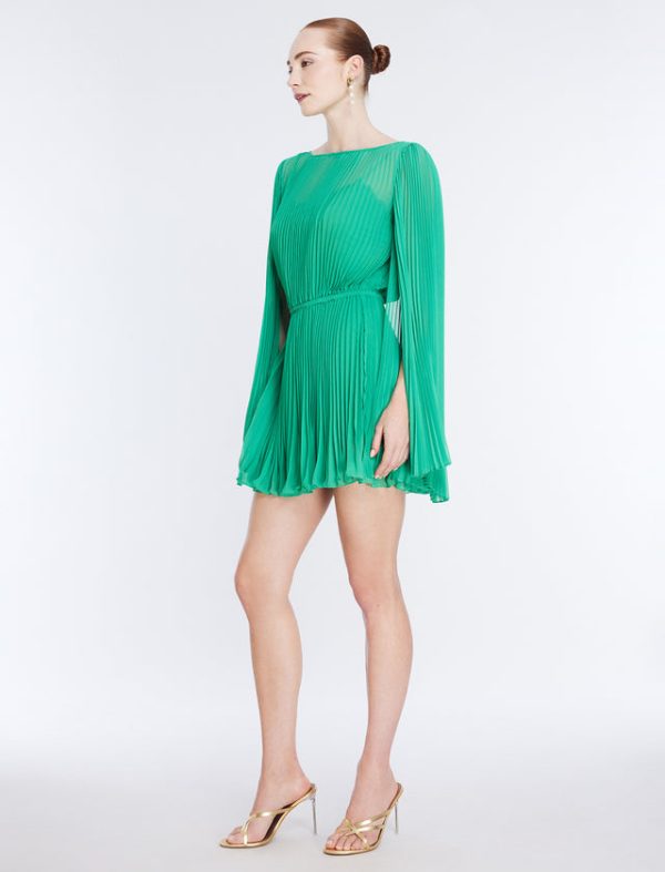 Bcbg Tilly Mini Dress Vibrant Green - Image 3