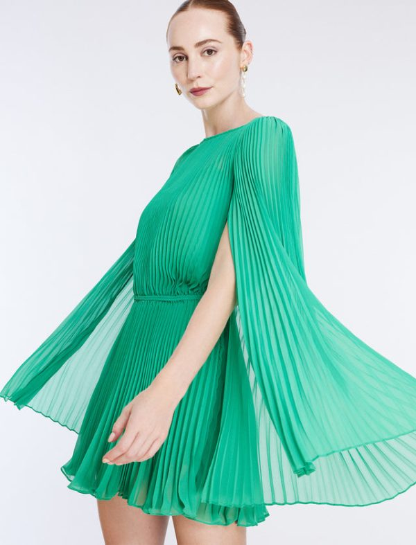 Bcbg Tilly Mini Dress Vibrant Green - Image 6