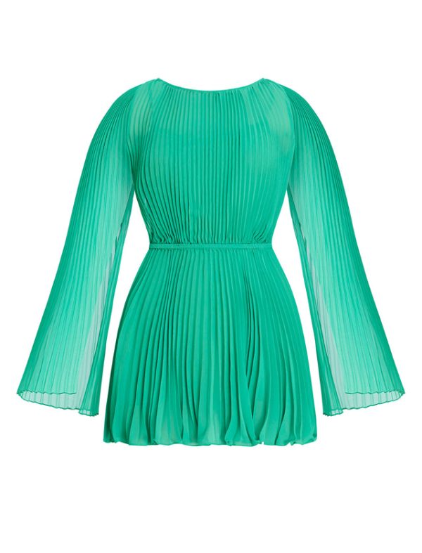 Bcbg Tilly Mini Dress Vibrant Green - Image 7