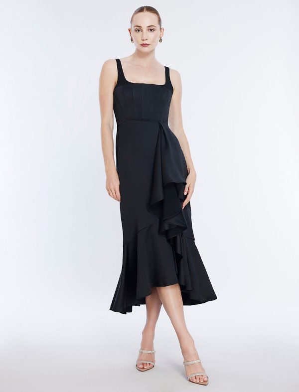 Bcbg Alloria Sleeveless Cocktail Dress Black - Image 2