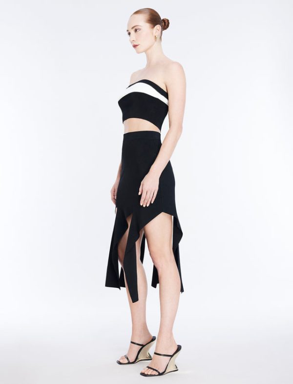 Bcbg Frangella Knit Skirt Black - Image 3