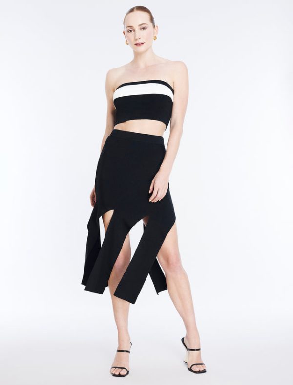 Bcbg Frangella Knit Skirt Black - Image 5