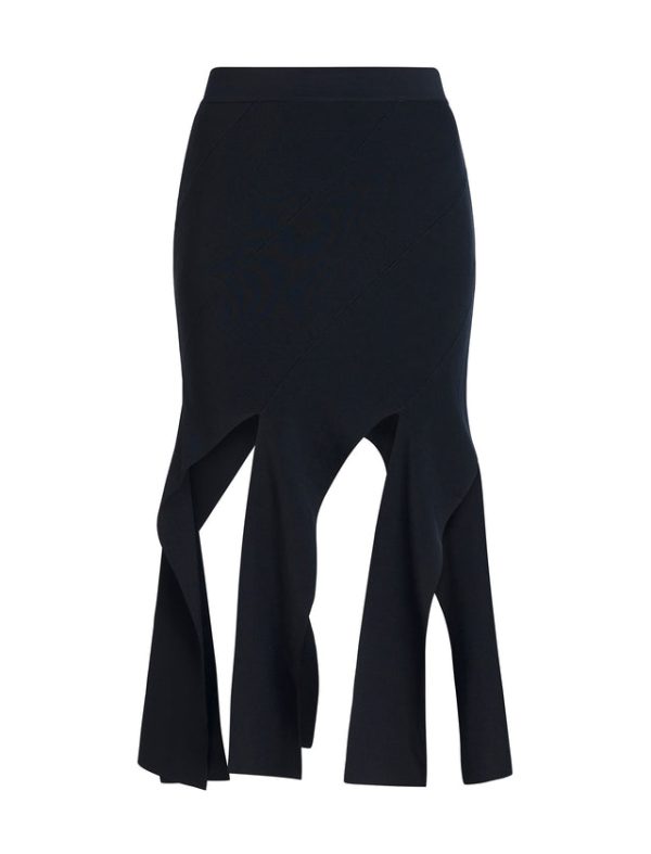 Bcbg Frangella Knit Skirt Black - Image 7