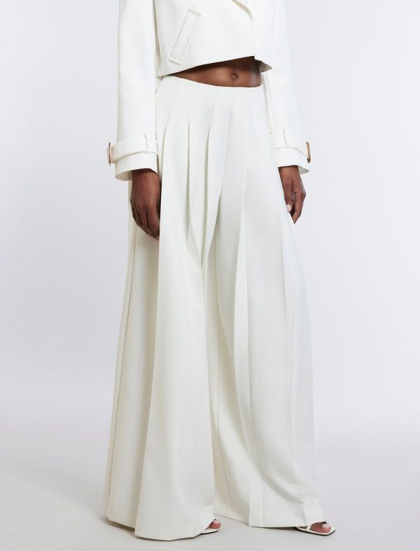 Bcbg Wide-Leg Pleated Pant - Image 2