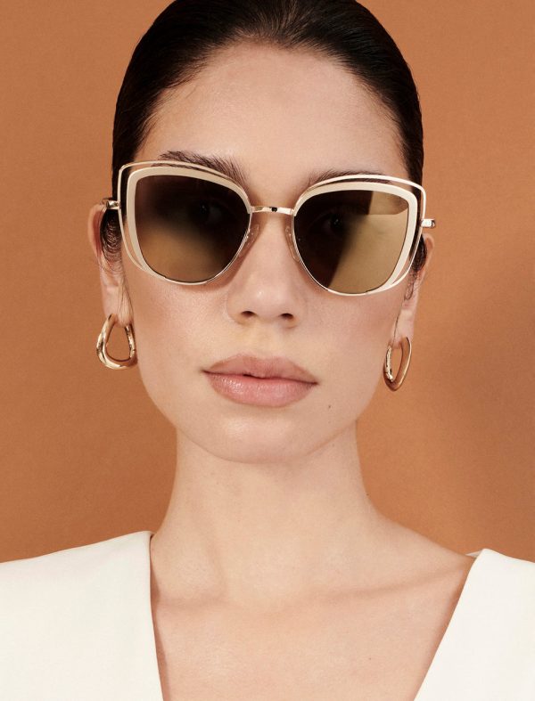 Bcbg Vented Cat Eye Sunglasses - Image 4